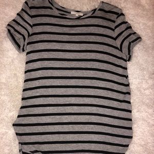 Striped basic tee